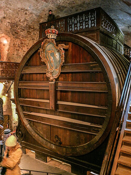 ハイデルベルク城の巨大なワイン樽
