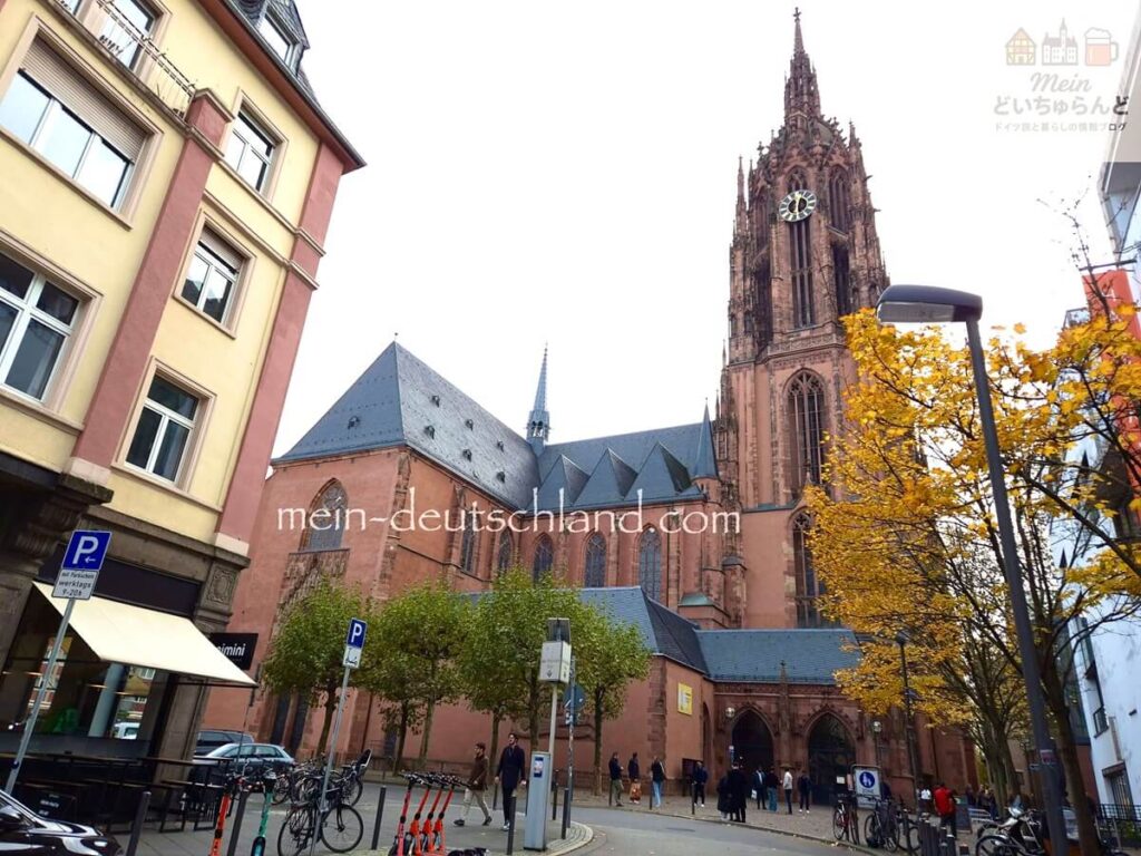 フランクフルト大聖堂の外観の画像