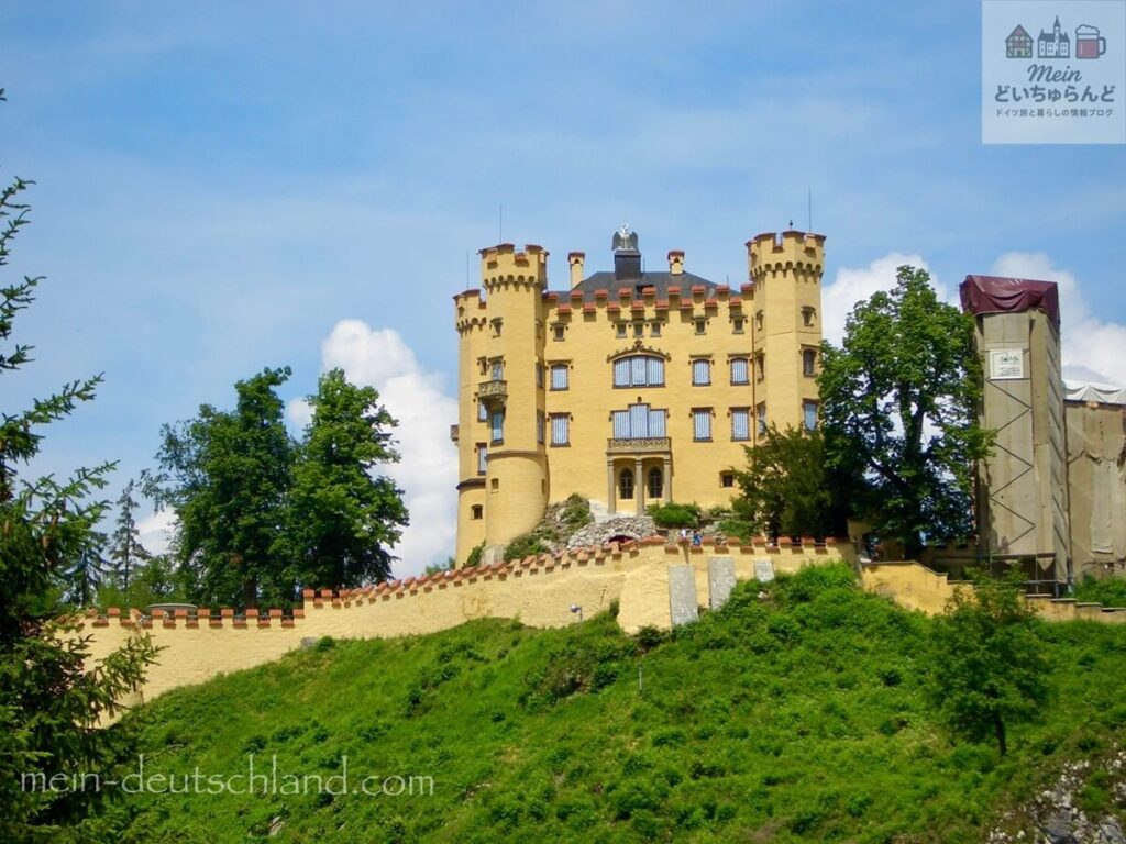 ホーエンシュヴァンガウ城の外観