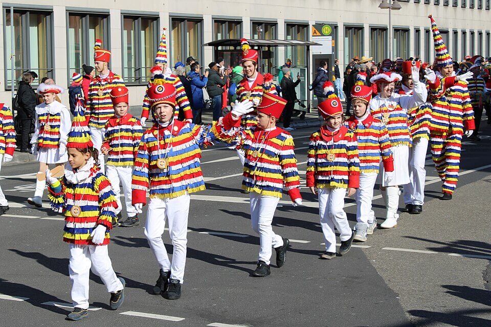 マインツのカーニバルの行進