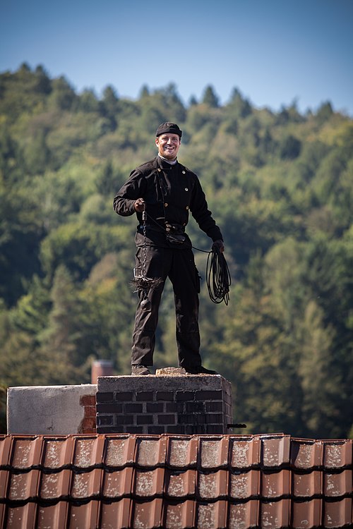 ドイツの煙突掃除人の写真