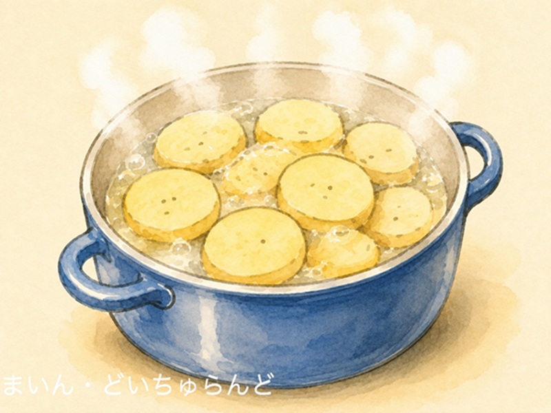 Kartoffelsalatの作り方図解1