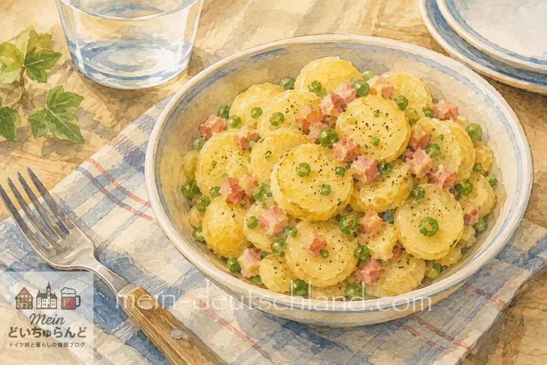 Kartoffelsalat のイラスト