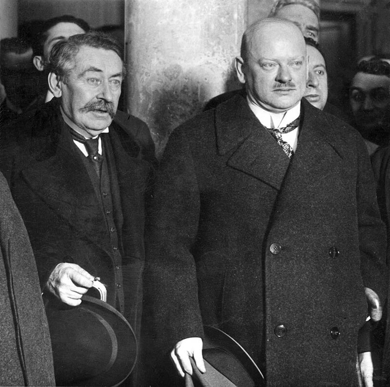 1926年、仏外相ブリアンとシュトレーゼマン