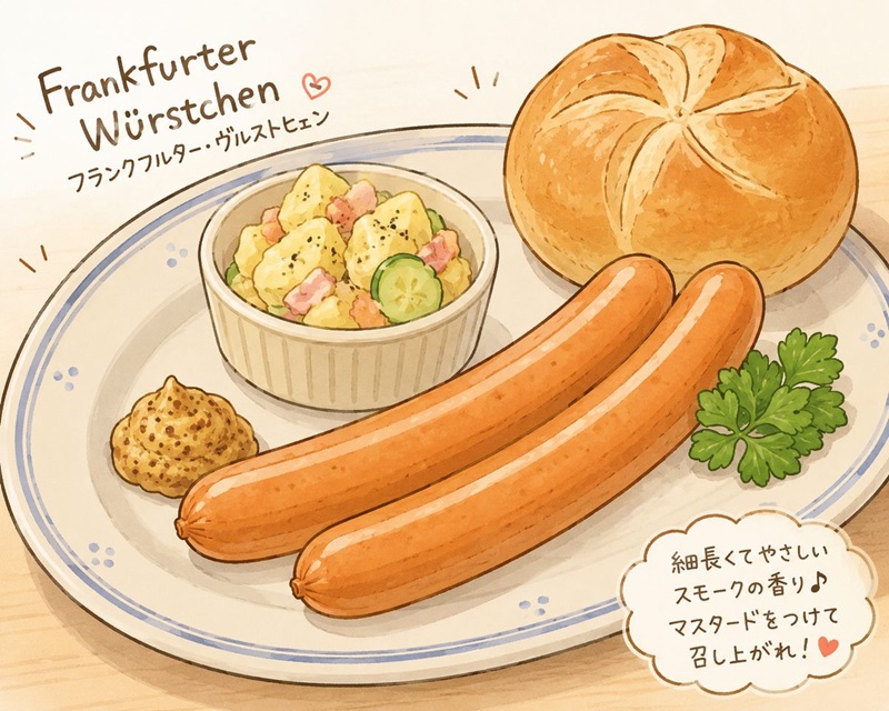 フランクフルター・ヴルストヒェンのイラスト