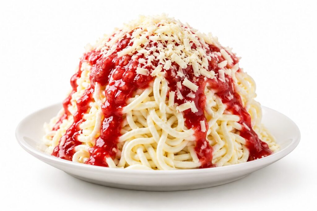 Spaghetti-Eis（シュパゲッティアイス）