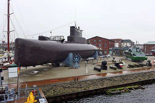 Deutsches Marinemuseumに展示されているU 10