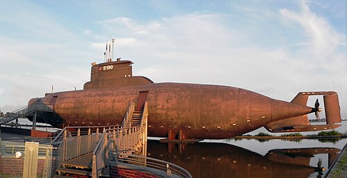 ブルクシュターケン U-Boot-Museum に展示されているU 11