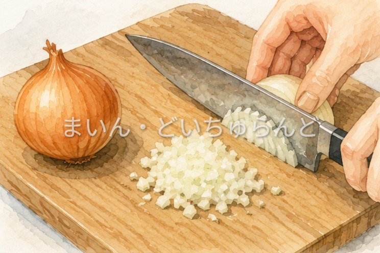 フリカデッレの作り方工程１